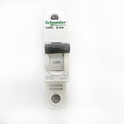 Schneider Electric iC60H A9F53150 B50A B50 50A 50 Amp MCB Circuit Breaker Type B